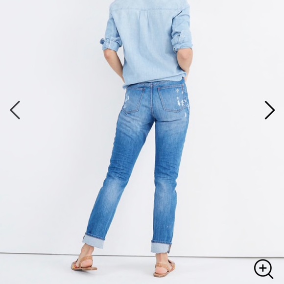 Madewell High-Rise Slim Boyjean: Painter Edition - Picture 4 of 6